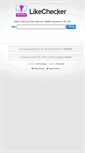 Mobile Screenshot of likechecker.com